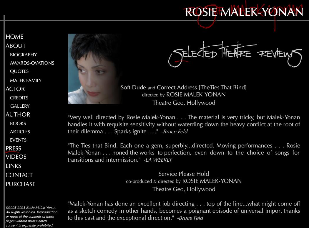 Press-RosieMalek-Yonan-TheatreReviews
